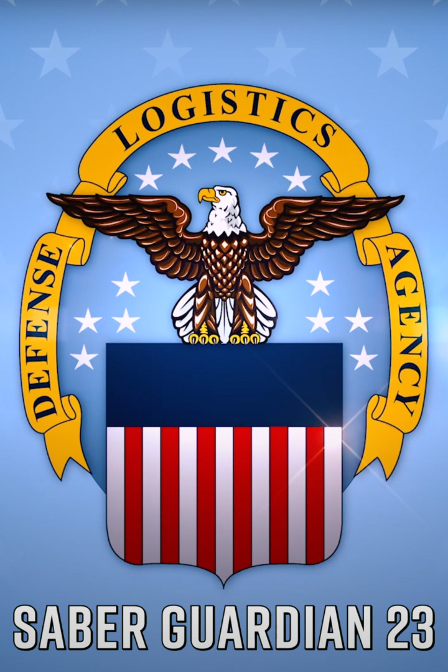 Defense Logistics Agency Banner, Saber Guardian 23